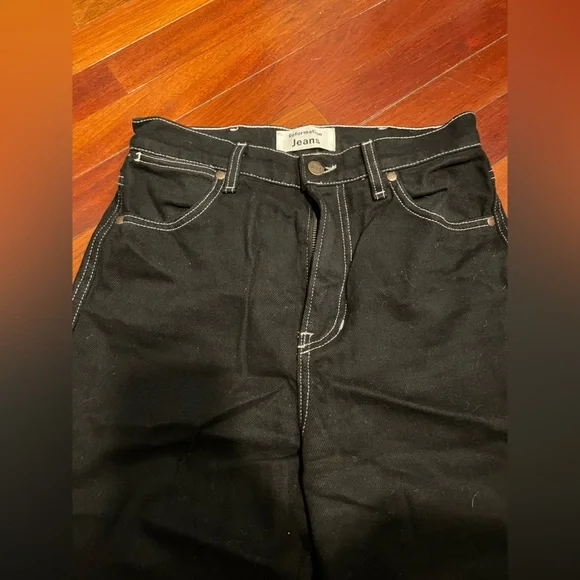 Reformation Dark Cowboy High Rise Straight Leg Jeans - Picture 5 of 7